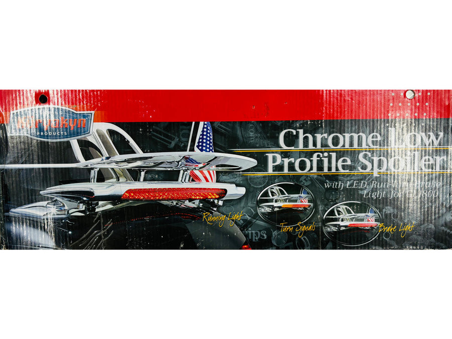Spoiler à profil bas Harley Davidson-Chrome avec R-T-B Light