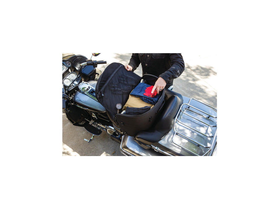 Harley Davidson - Sac de siège de randonneur noir