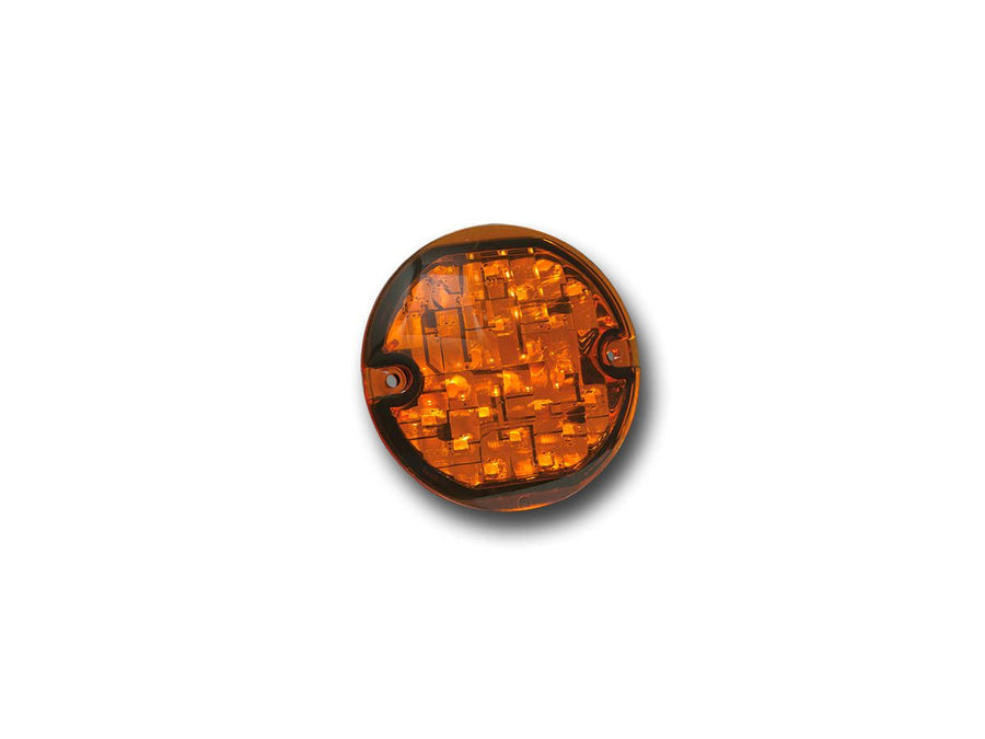 Harley Davidson Flhtcu [2012-2013] -Les blinker de style Flat Insérer Chrome Amber