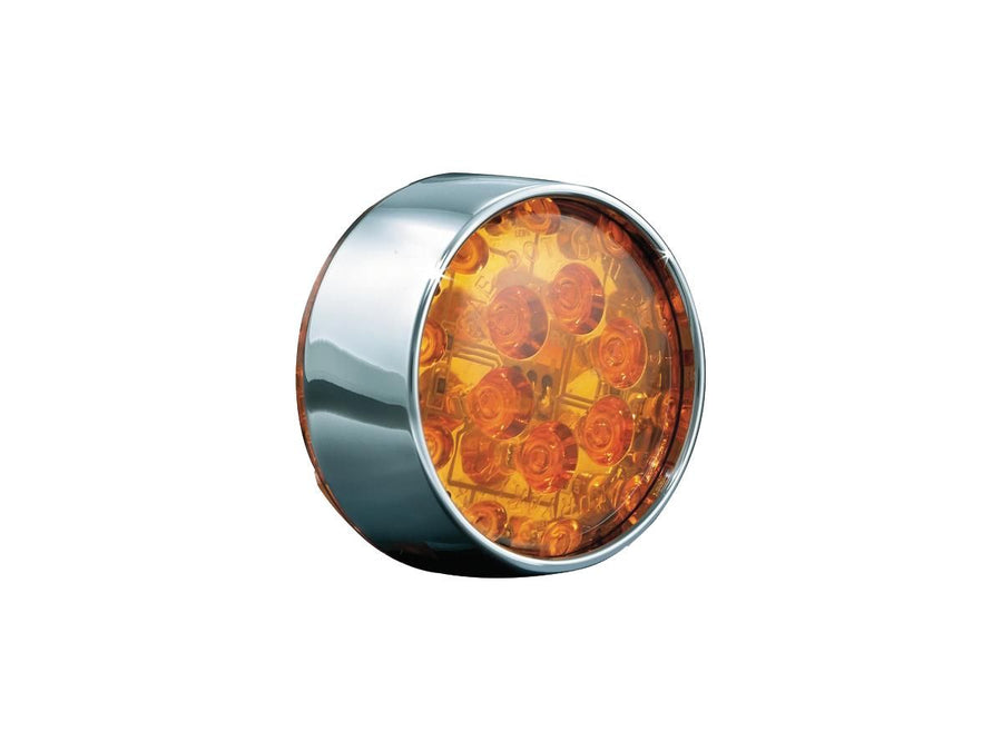 Harley Davidson Flhtcu [2012-2013] -Les blinker de style Flat Insérer Chrome Amber