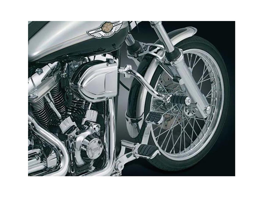 Harley Davidson Softail [1986-2017] - Moustache ajustée Chrome Adjustable