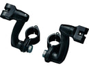 Harley Davidson-Longhorn offset footrest brackets with 1-1/4 "Magnum-3
