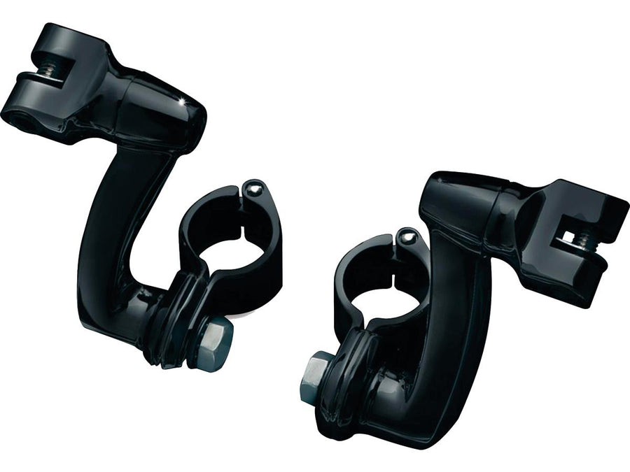 Harley Davidson-Longhorn offset footrest brackets with 1-1/4 "Magnum