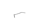Harley Davidson - 1 "dirty bar handlebar with dents, chrome -plated, for 1" gas trains-6
