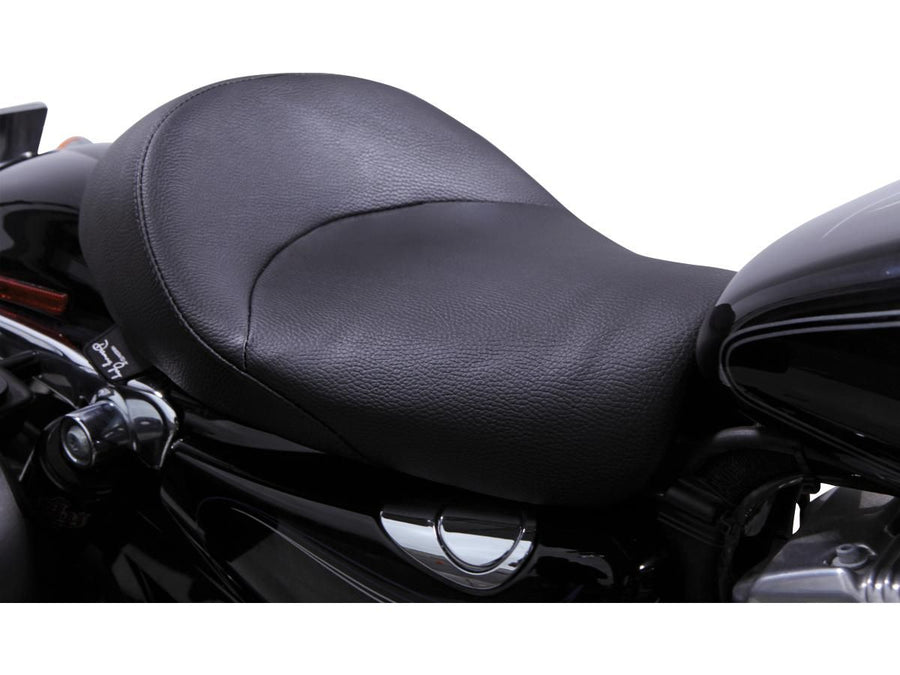 Harley Davidson Dyna [2006-2017] – BIGIST Solo Vinyl Sitz Schwarz Vinyl