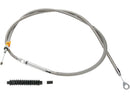 Harley Davidson Dyna [1991-2005] - Câble d'embrayage à revêtement en acier sans étage +14 "Acier inoxydable-1