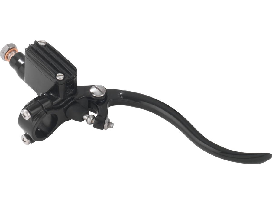 Kit de cylindre de frein de frein Harley Davidson-Deluxe avec levier noir et couvercle noir