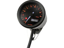 Harley Davidson – Velona Tachometer 48 mm, Edelstahl Schwarz Lackiert Tachometer-2
