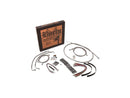 Harley Davidson Flhr [2007-2007]-14 "Gorilla bar cable set made of stainless steel with clearer-1