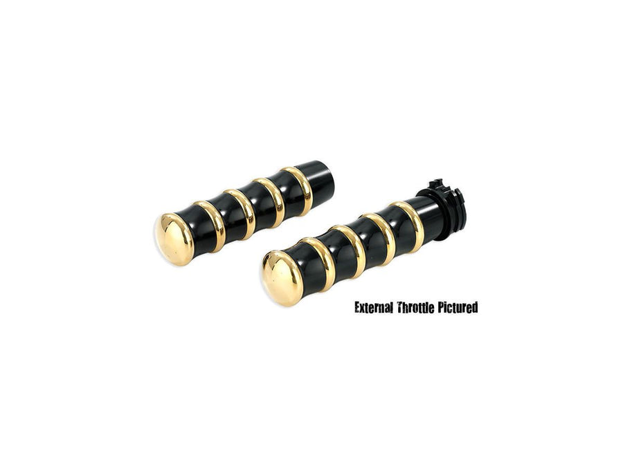 Harley Davidson FL Shovel [1981-1984] – Vintage Griffe Schwarz Messing 1" Interner