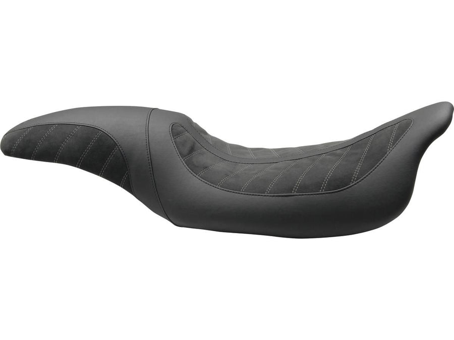 Harley Davidson Touring [2008-2025]-Fred Kodlin Signature Series Seat Black