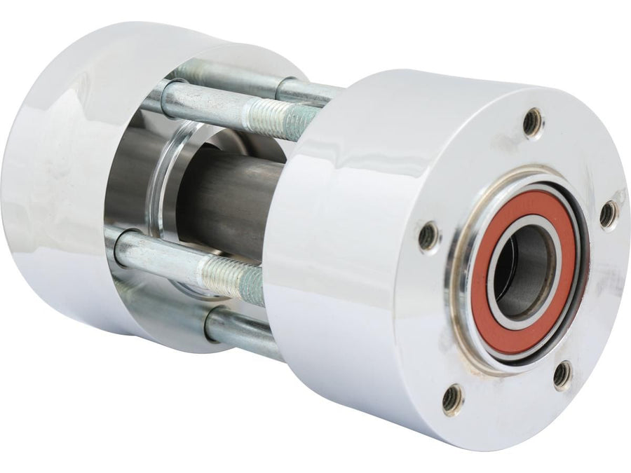 Harley Davidson XL883R [2008-2013]-Double rotor front wheel hub chrome non-abs ...