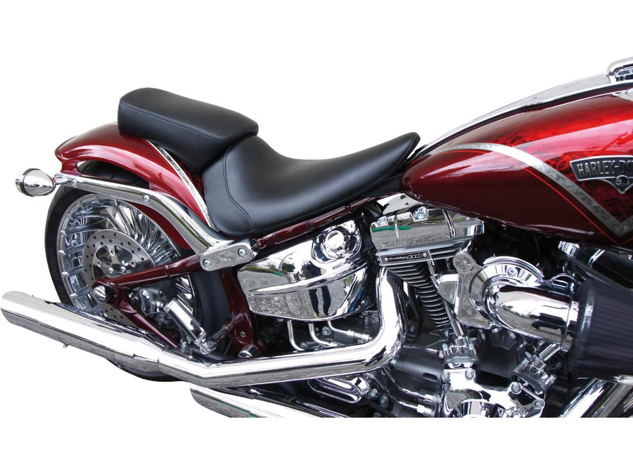 Harley Davidson FXSBSE [2013-2014] – Custom Sozius-Pad für Breakout Glattes Schwarzes