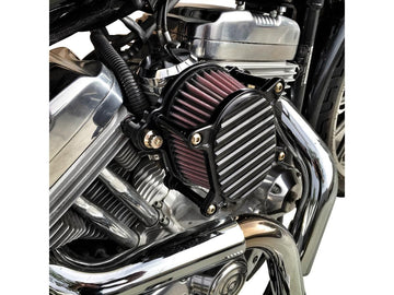 Harley Davidson Dyna [1999-2017] -EOMEGA RIBBED AIR FILTER NOIR