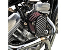 Harley Davidson Dyna [1999-2017] – Omega Gerippter Luftfilter Schwarz-4