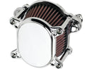 Harley Davidson Dyna [1999-2017] -EOMEGA Smooth Air Filtre Chrome-3