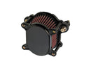 Harley Davidson Sportster [1991-2006]-Omega Glatter Black Air Filter-1