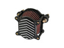 Harley Davidson Sportster [1991-2006] – Omega V-Fin Luftfilter Schwarz-1