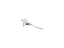 Harley Davidson-soixante kit de cylindre de frein en aluminium poli 12 mm 1 "-3