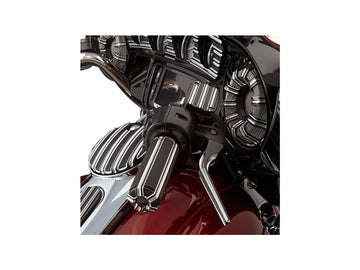 Harley Davidson Touring [2008-2024]-10-gauge handled black anodized 1 "gas train - 0