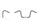 Harley Davidson Sportster [1986-2016] -12 Bad Ape Hanger Lenker n'a pas remarqué 3 trous-7