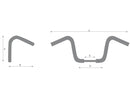 Harley Davidson Sportster [1986-2016] -14 Bad Ape Hanger Lenker n'a pas remarqué 3 trous-3