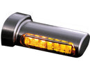 Harley Davidson Softail [1993-2024] – Winglet LED Blinker Schwarz Eloxiert Rauch LED-4