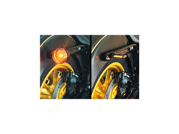 Harley Davidson Softail [1993-2024] -Winglet 3in1 LED CLINKER / LUMIER / FEUILLE DE FREIN - 0
