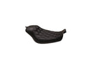 Harley Davidson Dyna [2006-2017] – Bob Job Boss Diamond Sitz Schwarz Vinyl-1