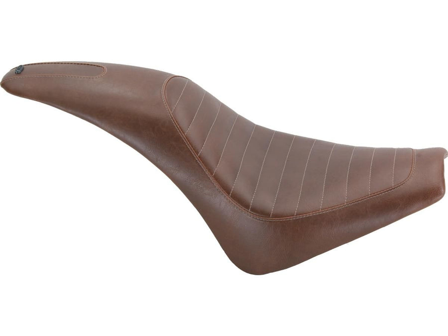 Harley Davidson Scout [2015-2024] -2-up Enzo Horizontal Seat Braun vinyl