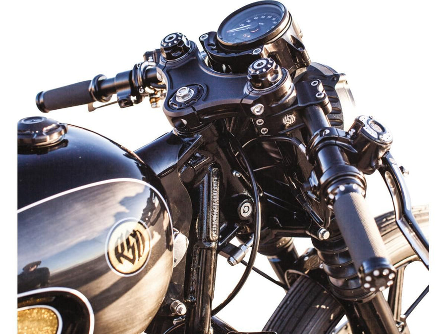 Harley Davidson Sportster [1988-2020] – Clip-On Lenker für 39mm Gabelrohre, genoppt