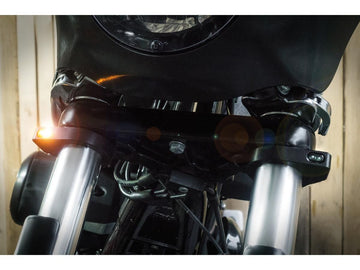 Harley Davidson mm fork tubes [1947-1949] – ZC-Line Micro LED Blinker Schwarz - 0