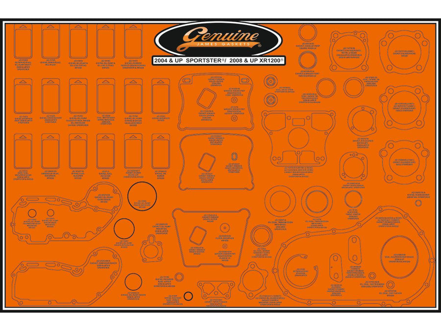 Harley Davidson Sportster [2004-2019] – Dichtungsplatte für XR1200/2004+ Sportster