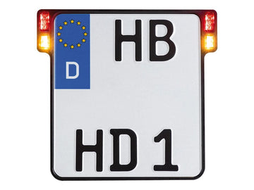 Harley Davidson-All-Inn 2.0 Plaque d'immatriculation Plaque de base du support de plaque d'immatriculation avec