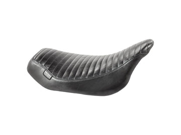 Harley Davidson Touring [2008-2025]-Streaker seat with folded seams black vinyl