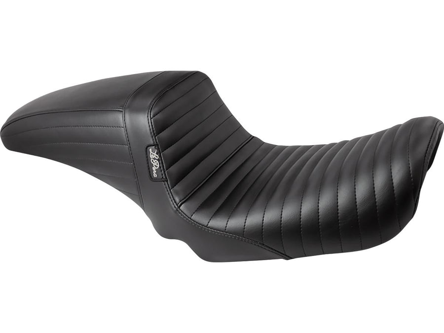 Harley Davidson Dyna [2006-2017] -Kickflip Siège plié de vinyle noir