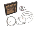 Harley Davidson Flhr [2017-2020]-14 "Gorilla bar cable set stainless steel clear ...-3