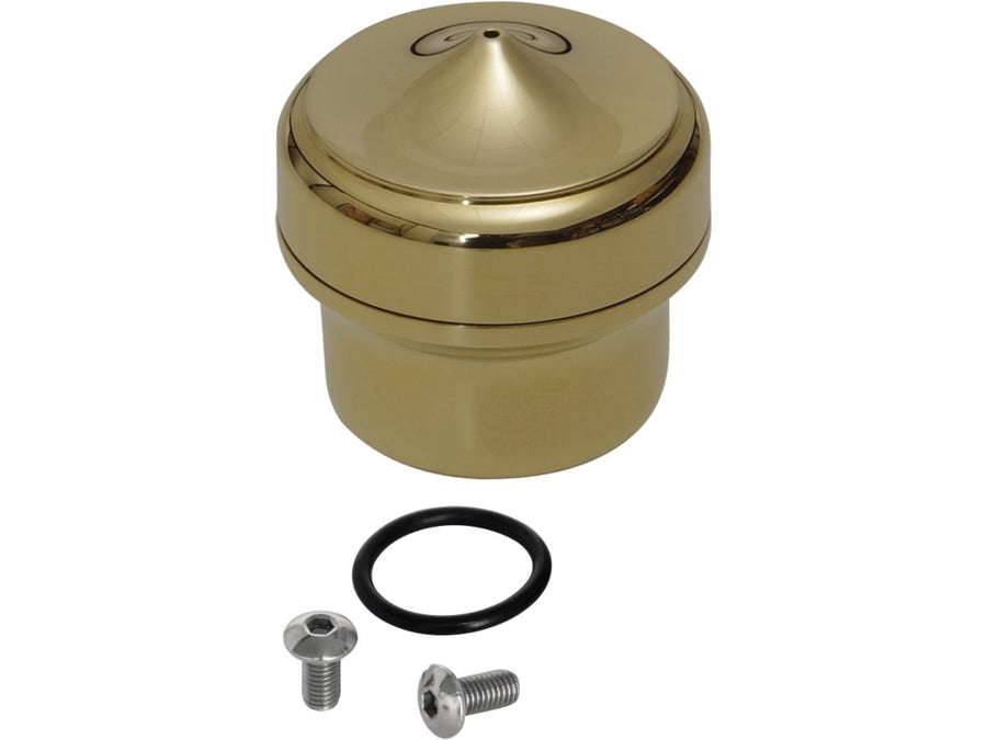 Harley Davidson – Omega Mini Handsteuerung Ölreservoir Messing poliert