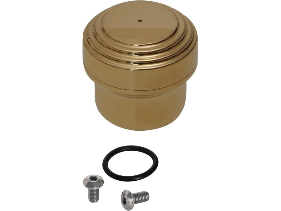 Harley Davidson – Oldstyle Mini Handsteuerung Ölreservoir Messing poliert
