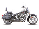 Harley Davidson FLDE [2018-2020] – Doppelrillen Slip-On Schalldämpfer Schwarz Satin-4