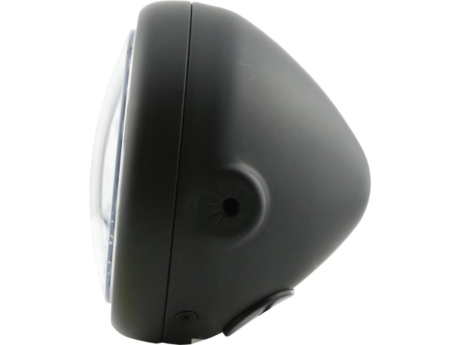 Harley Davidson – Pecos Typ 7 5 3/4" Scheinwerfer Schwarz Pulverbeschichtet LED