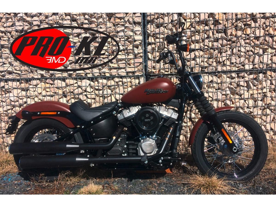 Harley Davidson Softail [2018-2024] -Ribbed Rocker Box Lid Raw