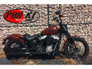 Harley Davidson Softail [2018-2024] -Ribbed Rocker Box Lid Raw-8