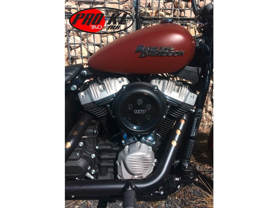 Harley Davidson Softail [2018-2024] -Ribbed Rocker Box Lid Raw