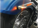 Harley Davidson Softail [1993-2024] – Winglet LED Blinker Chrom Satin Klar LED-5