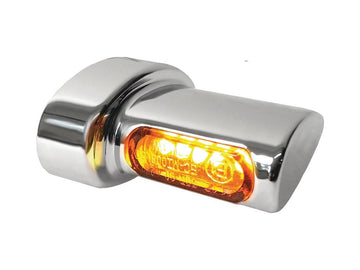 Harley Davidson Softail [1993-2024] -Winglet Micro LED Blinker Chrome Satin Rauch LED