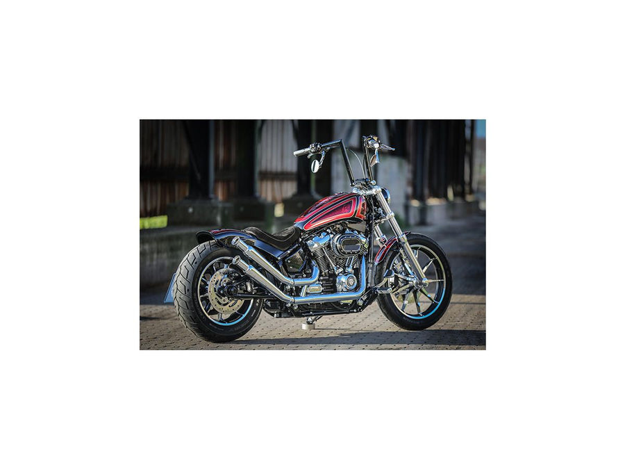 Harley Davidson Softail [2018-2024] – Ovales Luftfiltergehäuse Luftfilter-Kit Chrom
