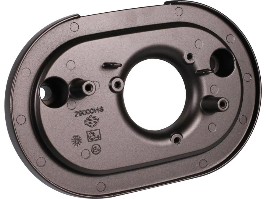 Harley Davidson - Plaque de base de boîte à filtre à air ovale noir