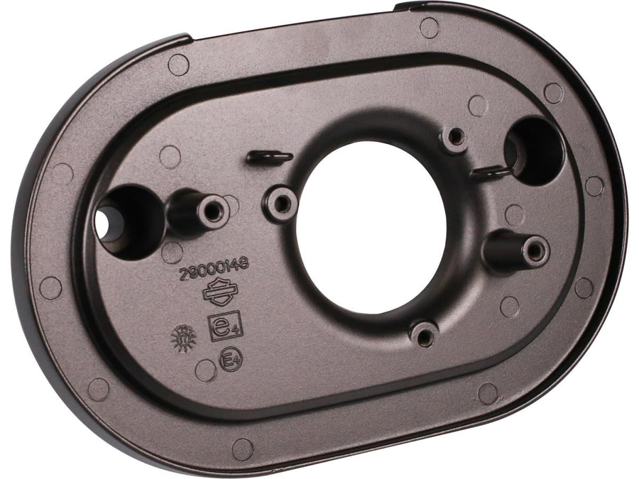 Harley Davidson - Plaque de base de boîte à filtre à air ovale noir