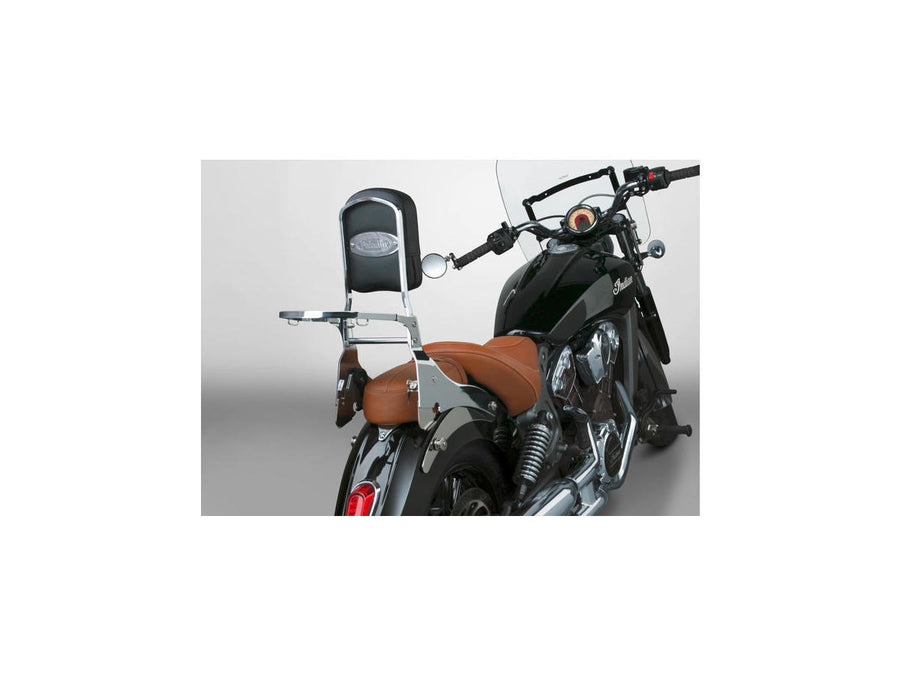 Harley Davidson Scout [2015-2024] – Paladin Rückenlehne Gepäckträger Chrom
